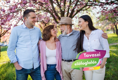 Tavaszi előfoglalás -20% 
