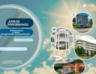 Júniusi árrobbanás– Wellness élmény a Bellevue Hotelben Júniusi árrobbanás– Wellness élmény a Bellevue Hotelben